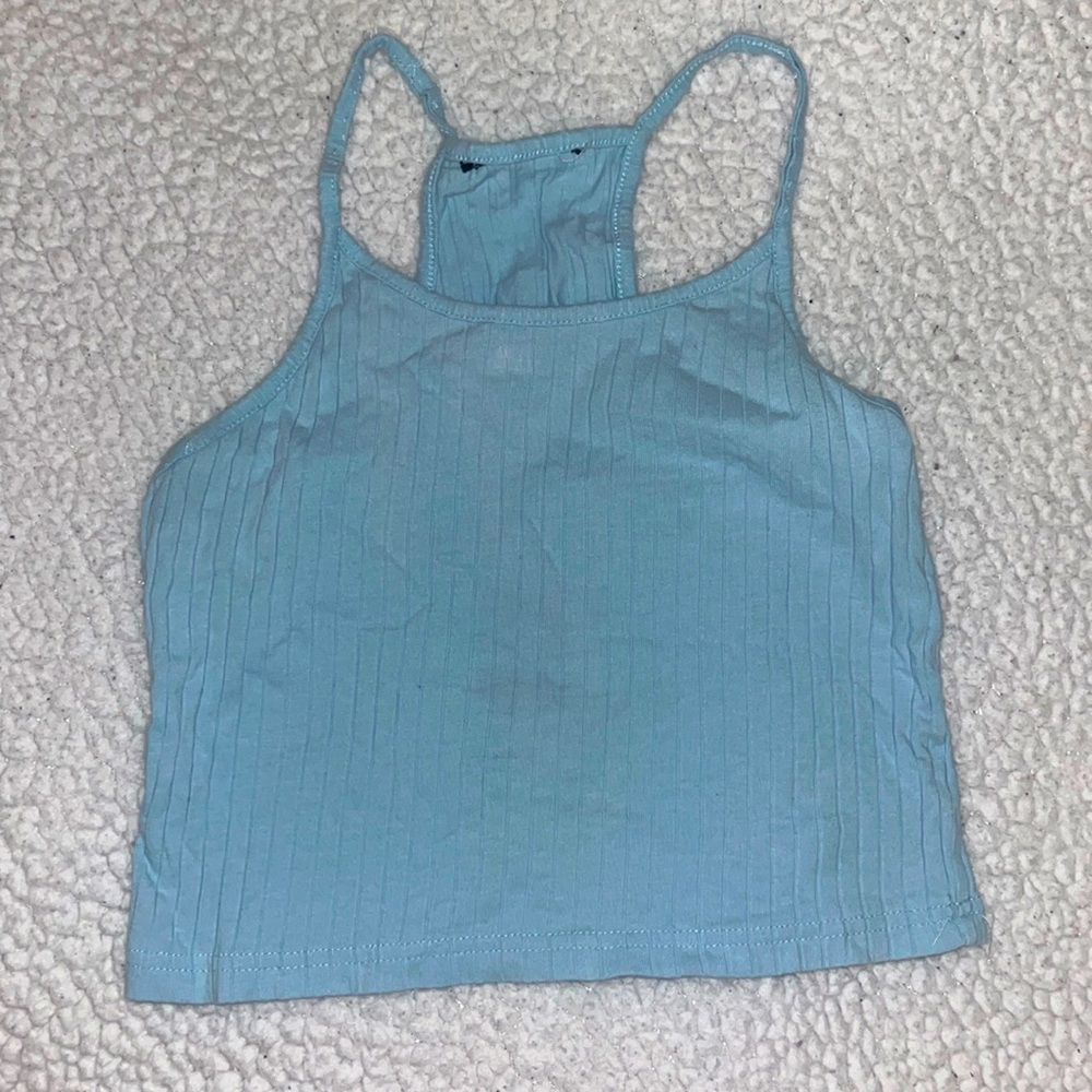 Blue tank top